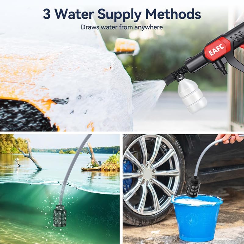 JetBlast Pro™ – Portable High-Pressure Car Washer